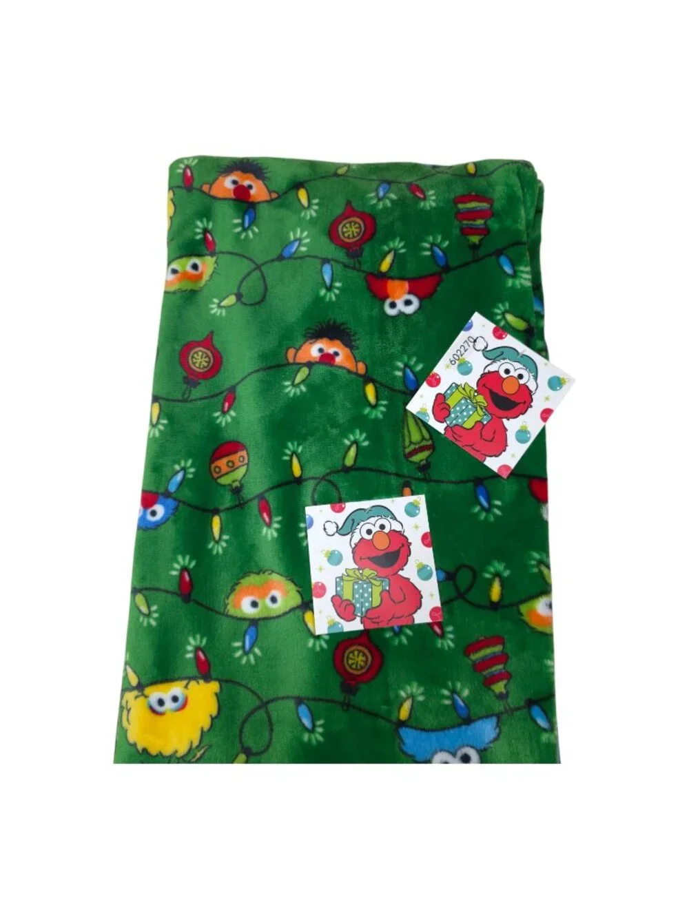 Sesame Street Christmas Decorative Plush Throw Blanket 50x70